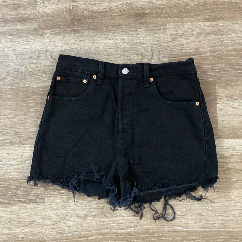 Levi's Ribcage Shorts Black